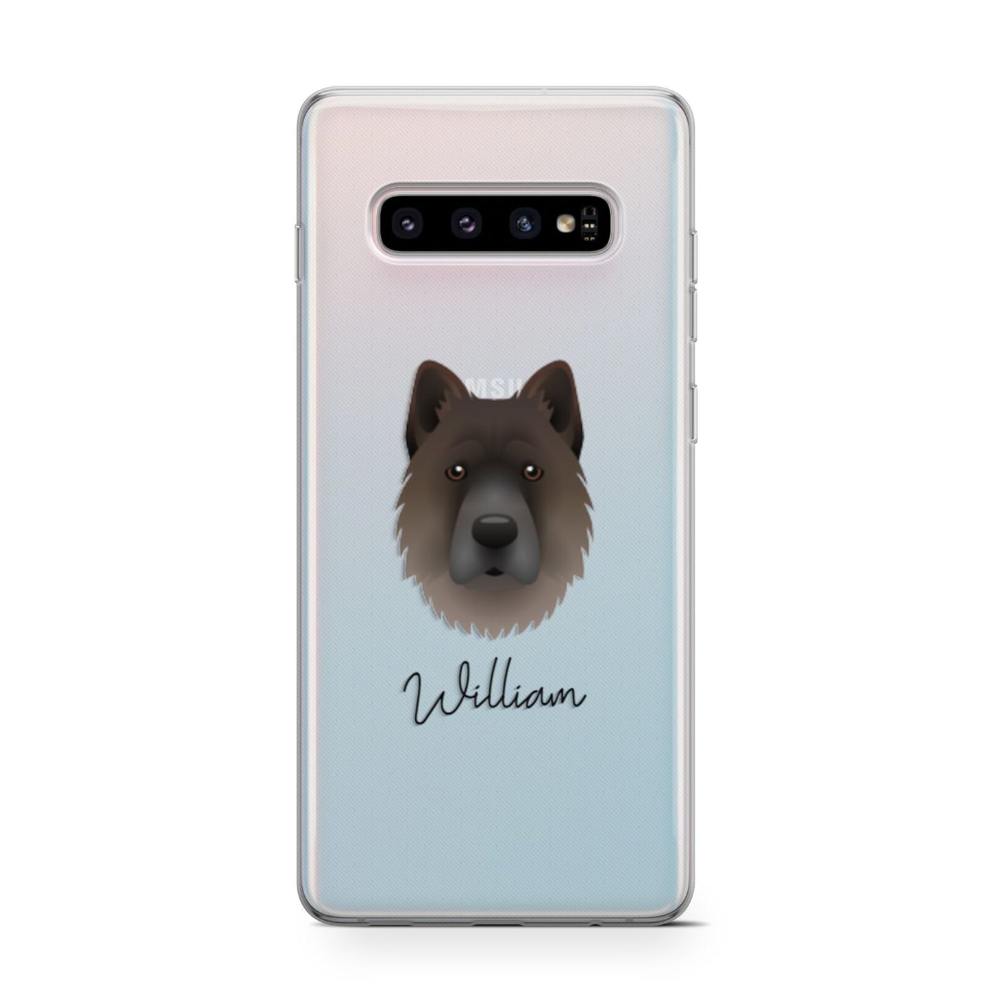 Chow Shepherd Personalised Samsung Galaxy S10 Case