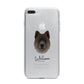 Chow Shepherd Personalised iPhone 7 Plus Bumper Case on Silver iPhone