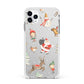 Christmas Apple iPhone 11 Pro Max in Silver with White Impact Case