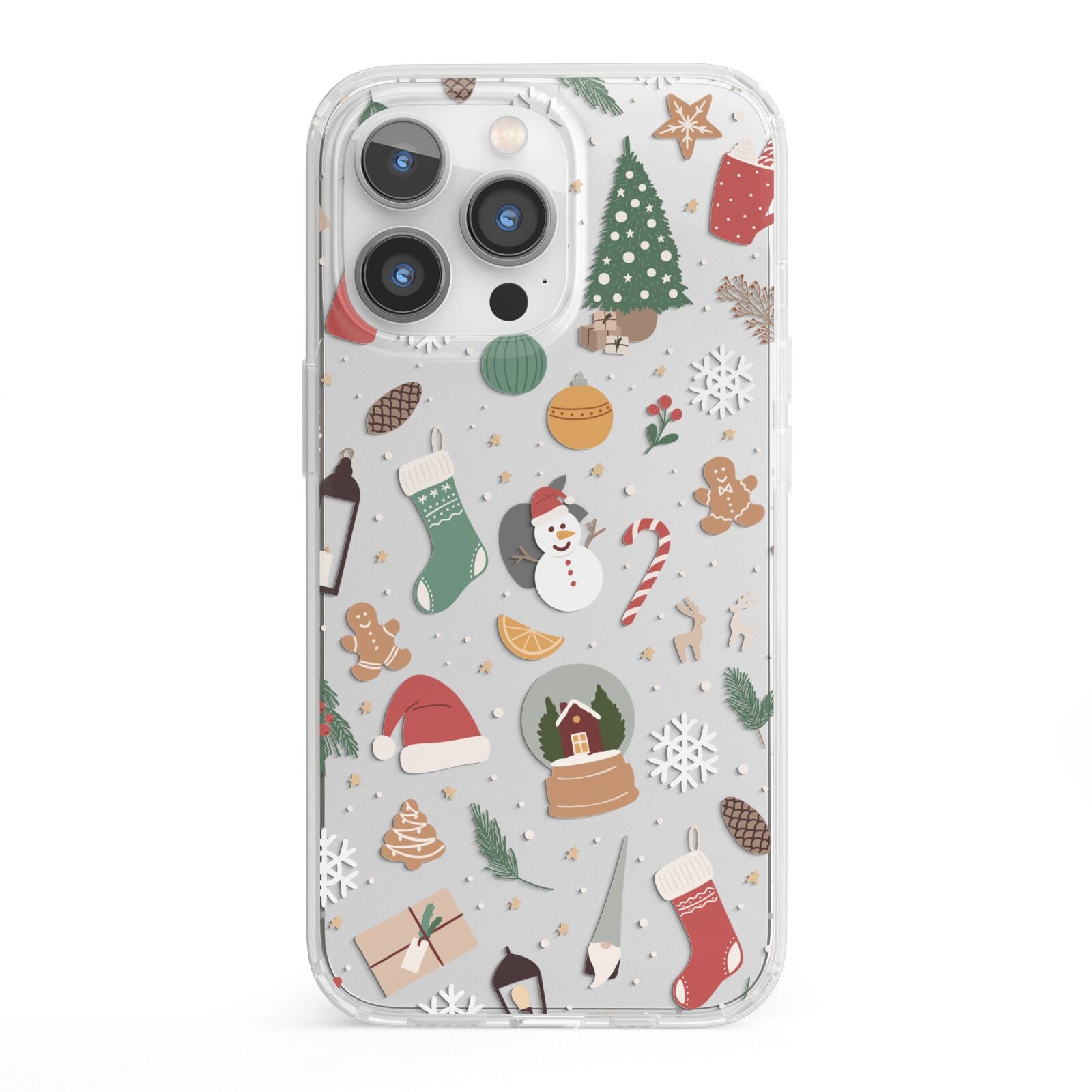 Christmas Assortments iPhone 13 Pro Clear Bumper Case