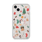 Christmas Assortments iPhone 14 Plus Clear Tough Case Starlight