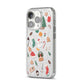 Christmas Assortments iPhone 14 Pro Clear Tough Case Silver Angled Image