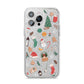 Christmas Assortments iPhone 14 Pro Max Glitter Tough Case Silver