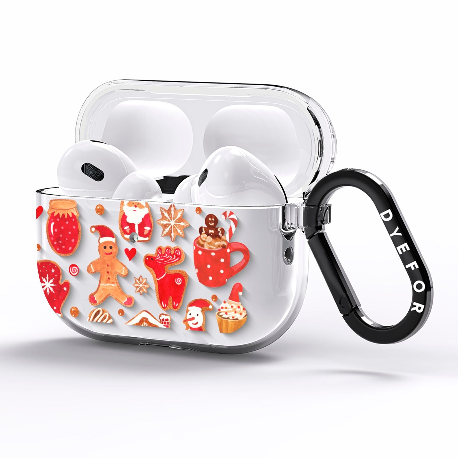 Christmas Baking AirPods Pro Clear Case Side Image