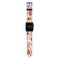 Christmas Baking Apple Watch Strap with Blue Hardware