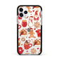 Christmas Baking Apple iPhone 11 Pro in Silver with Black Impact Case