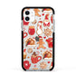 Christmas Baking Apple iPhone 11 in White with Black Impact Case