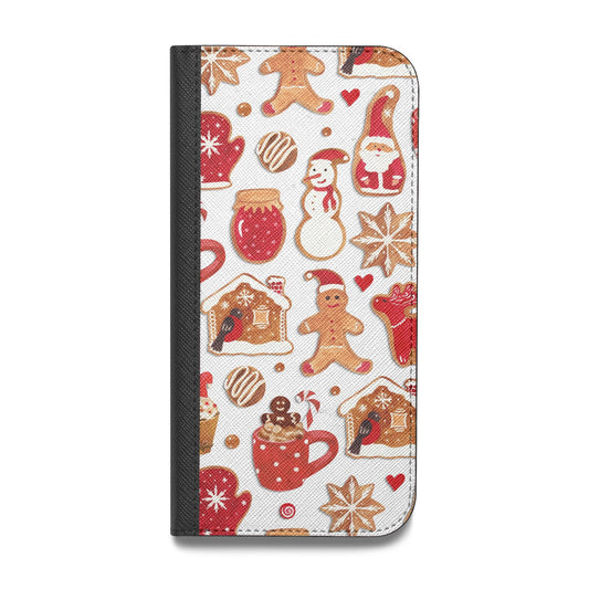 Christmas Baking Vegan Leather Flip iPhone Case