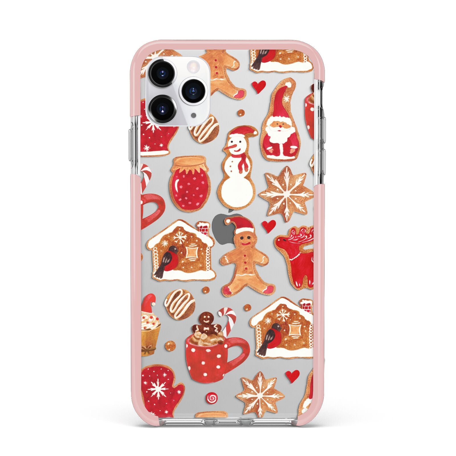 Christmas Baking iPhone 11 Pro Max Impact Pink Edge Case