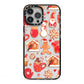 Christmas Baking iPhone 13 Pro Max Black Impact Case on Silver phone