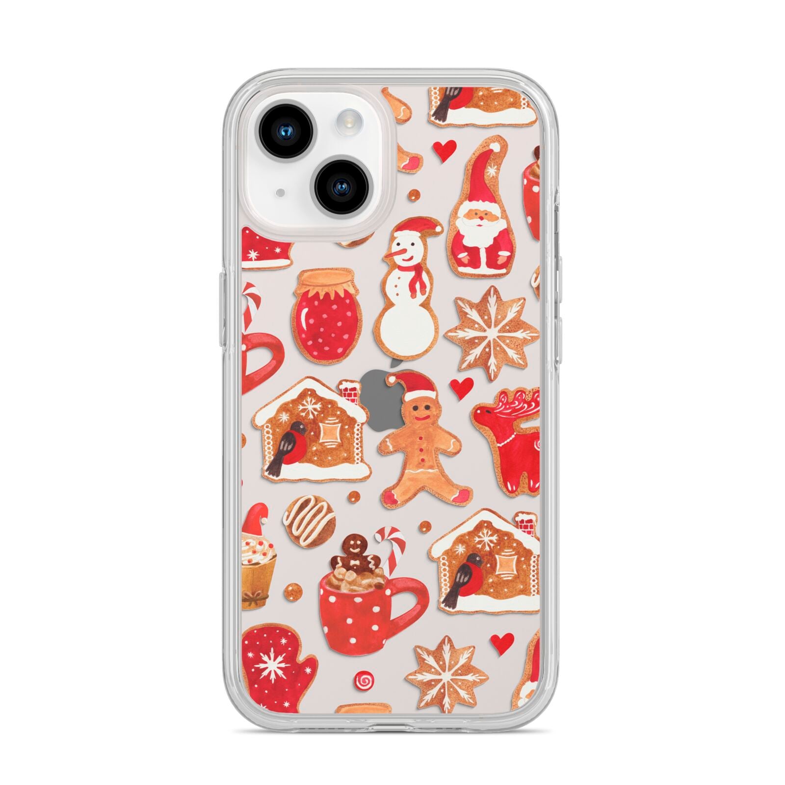 Christmas Baking iPhone 14 Clear Tough Case Starlight