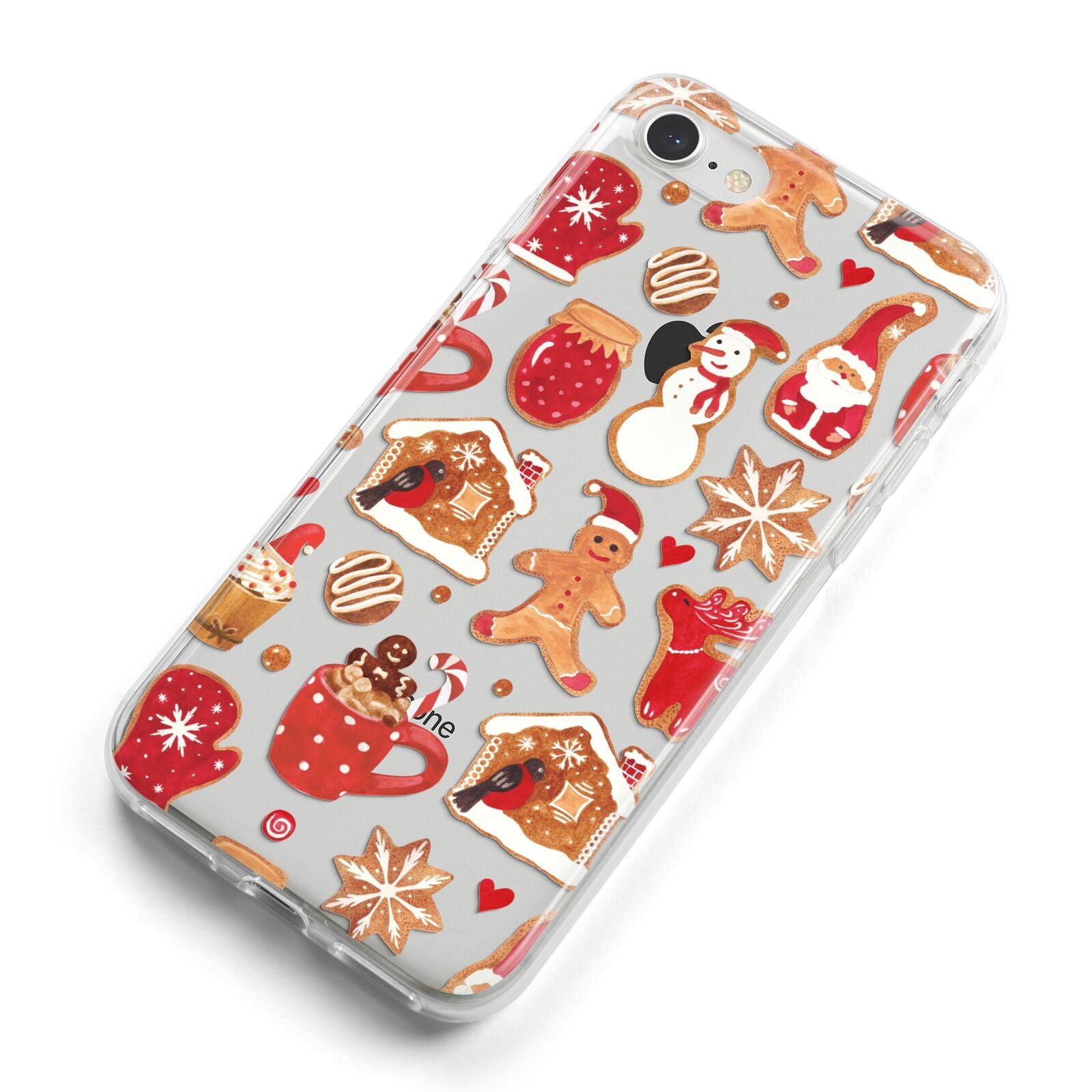Christmas Baking iPhone 8 Bumper Case on Silver iPhone Alternative Image