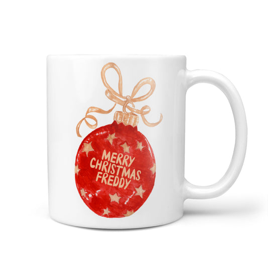 Christmas Bauble Personalised 10oz Mug