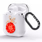 Christmas Bauble Personalised AirPods Clear Case Side Image
