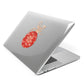 Christmas Bauble Personalised Apple MacBook Case Side View