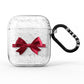 Christmas Bow AirPods Glitter Case