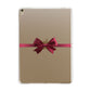 Christmas Bow Apple iPad Gold Case