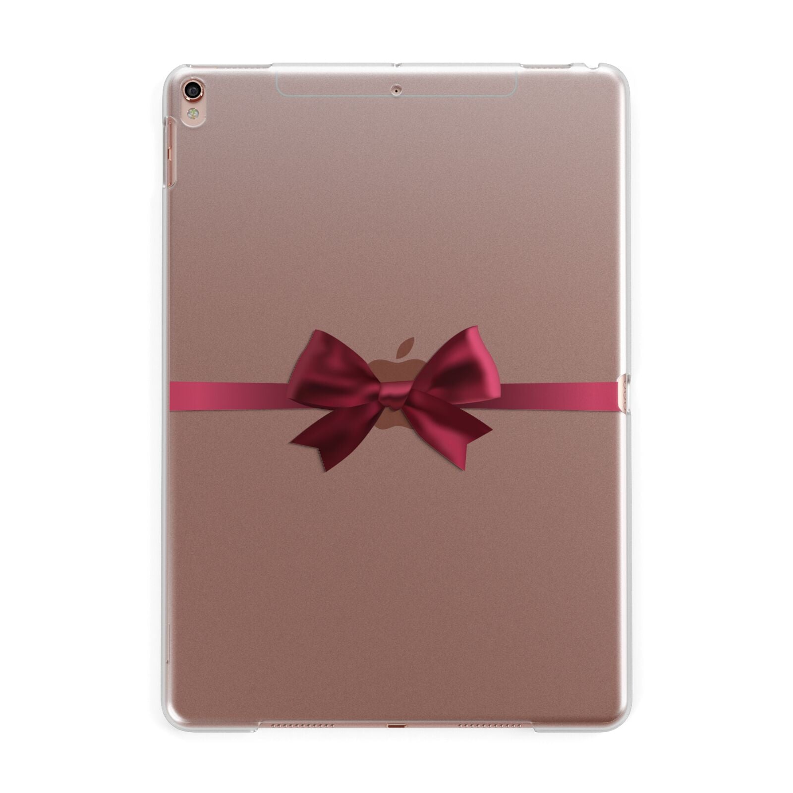 Christmas Bow Apple iPad Rose Gold Case
