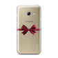 Christmas Bow Samsung Galaxy A3 2017 Case on gold phone