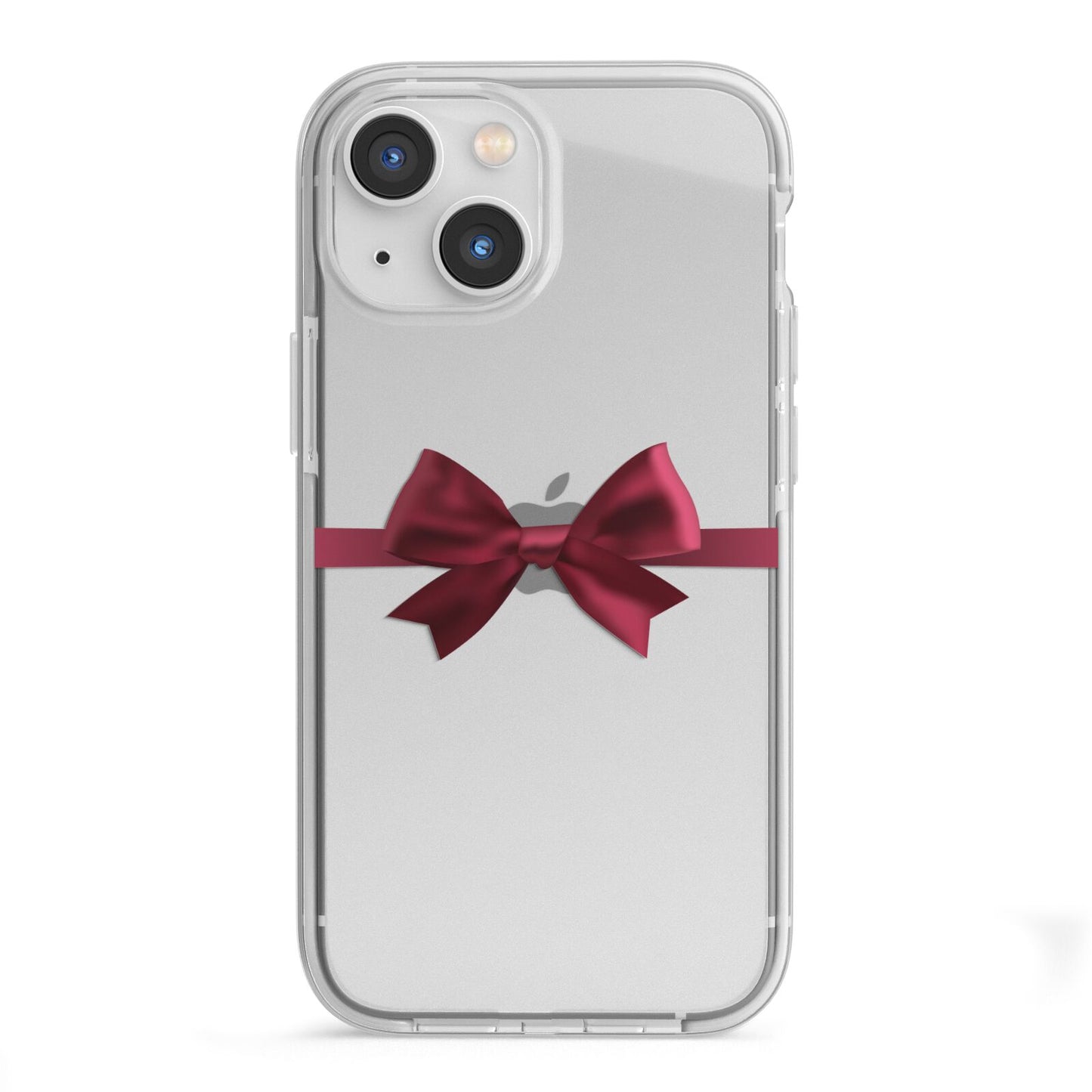 Christmas Bow iPhone 13 Mini TPU Impact Case with White Edges