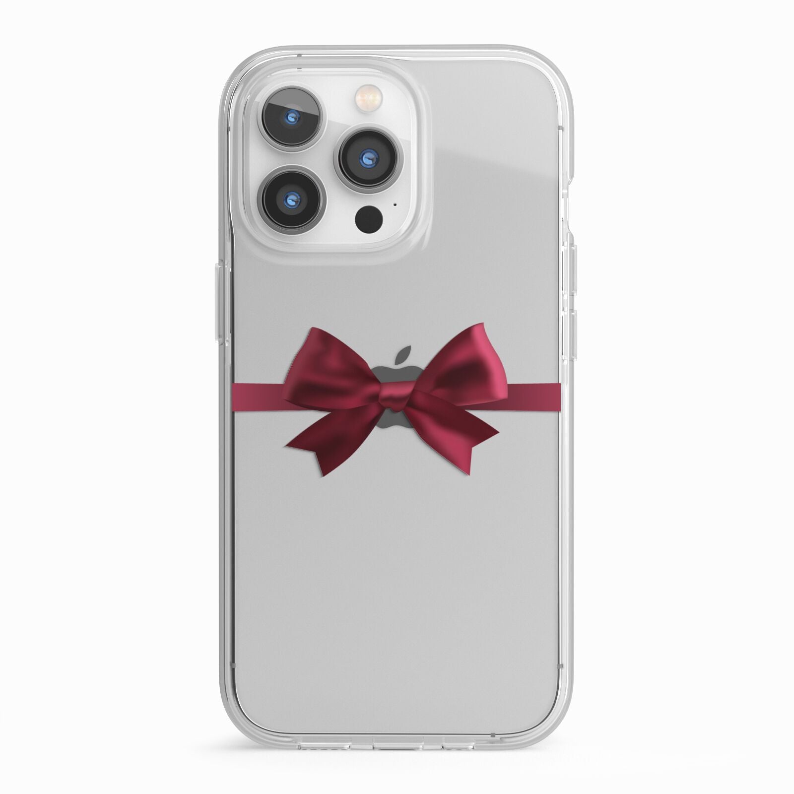 Christmas Bow iPhone 13 Pro TPU Impact Case with White Edges
