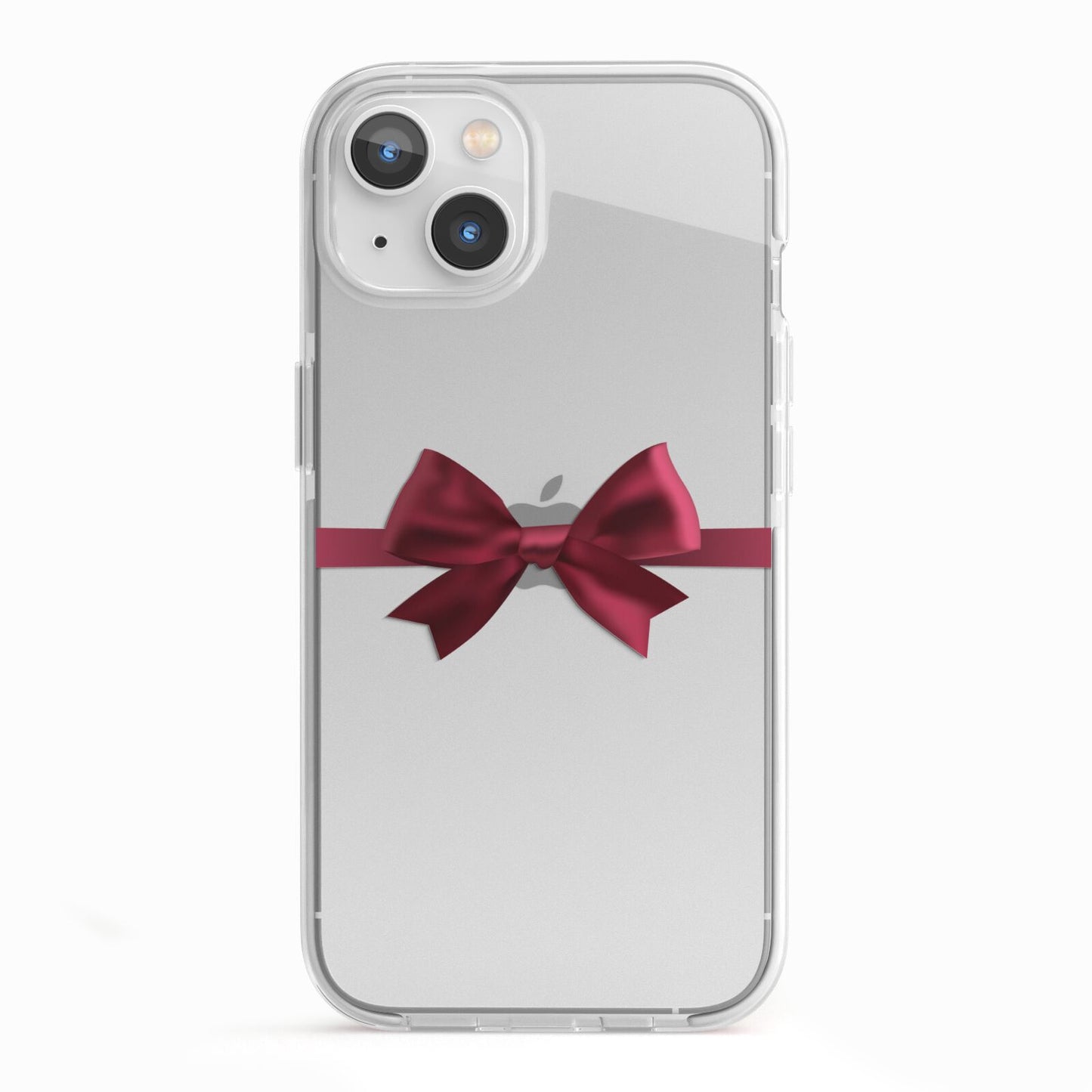 Christmas Bow iPhone 13 TPU Impact Case with White Edges