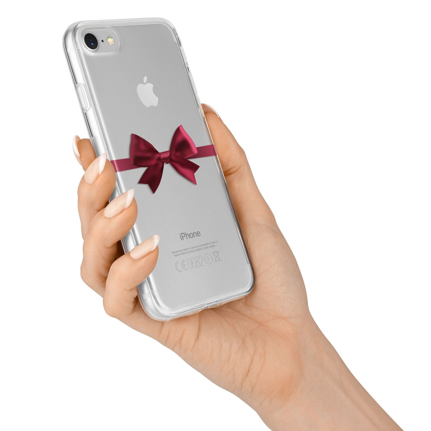 Christmas Bow iPhone 7 Bumper Case on Silver iPhone Alternative Image