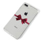 Christmas Bow iPhone 8 Plus Bumper Case on Silver iPhone Alternative Image