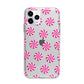 Christmas Candy Apple iPhone 11 Pro Max in Silver with Bumper Case