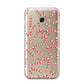 Christmas Candy Cane Samsung Galaxy A3 2017 Case on gold phone