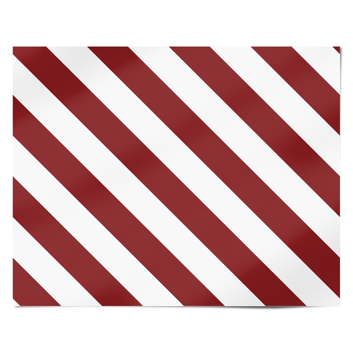 Christmas Candy Stripe Personalised Wrapping Paper Alternative