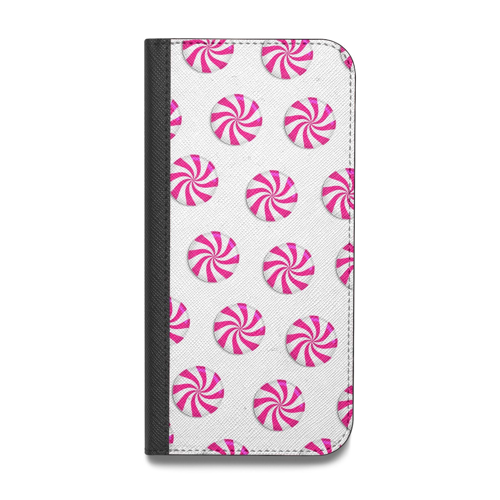 Christmas Candy Vegan Leather Flip Samsung Case