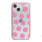 Christmas Candy iPhone 13 Mini TPU Impact Case with Pink Edges