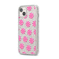 Christmas Candy iPhone 14 Plus Glitter Tough Case Starlight Angled Image