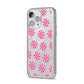Christmas Candy iPhone 14 Pro Max Glitter Tough Case Silver Angled Image