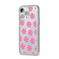 Christmas Candy iPhone 14 Pro Max Glitter Tough Case Silver Angled Image