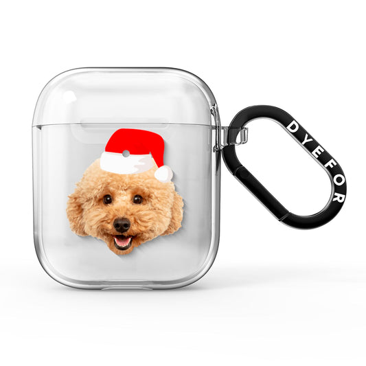 Christmas Dog AirPods Clear Case