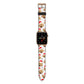 Christmas Dog Apple Watch Strap with Gold Hardware