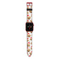 Christmas Dog Apple Watch Strap with Red Hardware