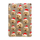Christmas Dog Apple iPad Gold Case
