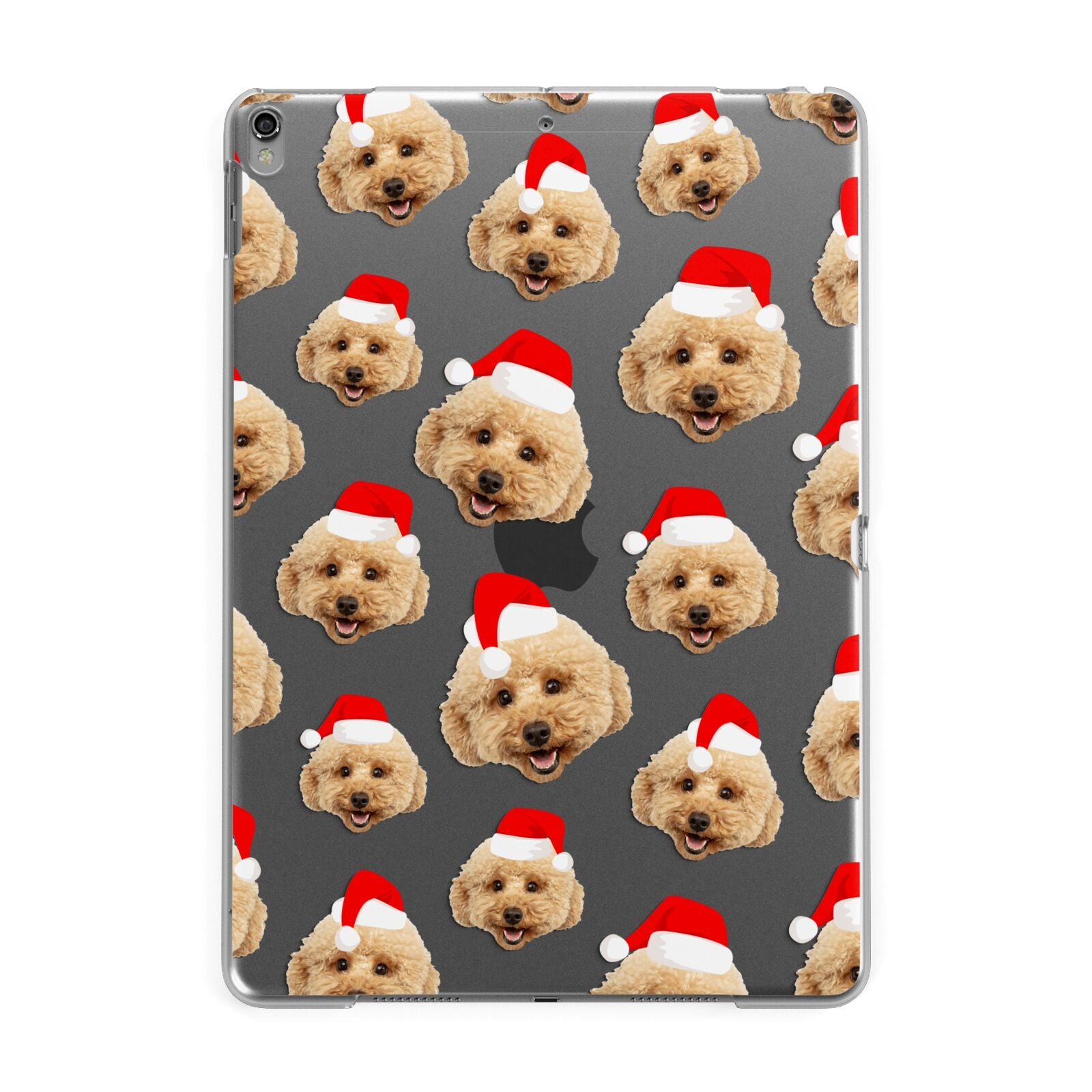 Christmas Dog Apple iPad Grey Case