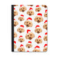 Christmas Dog Apple iPad Leather Folio Case