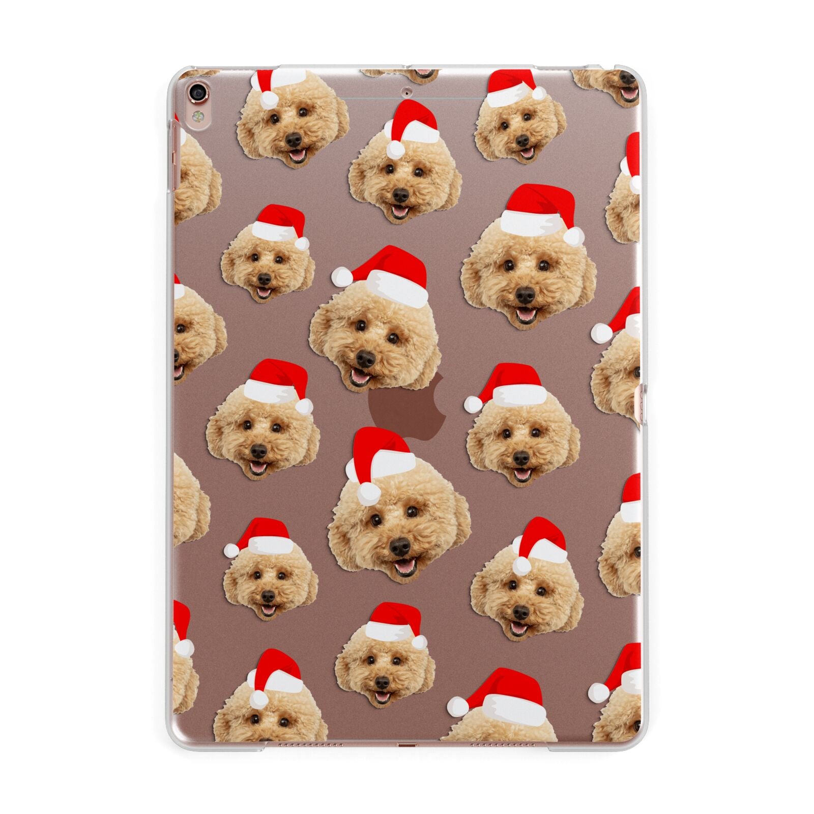 Christmas Dog Apple iPad Rose Gold Case