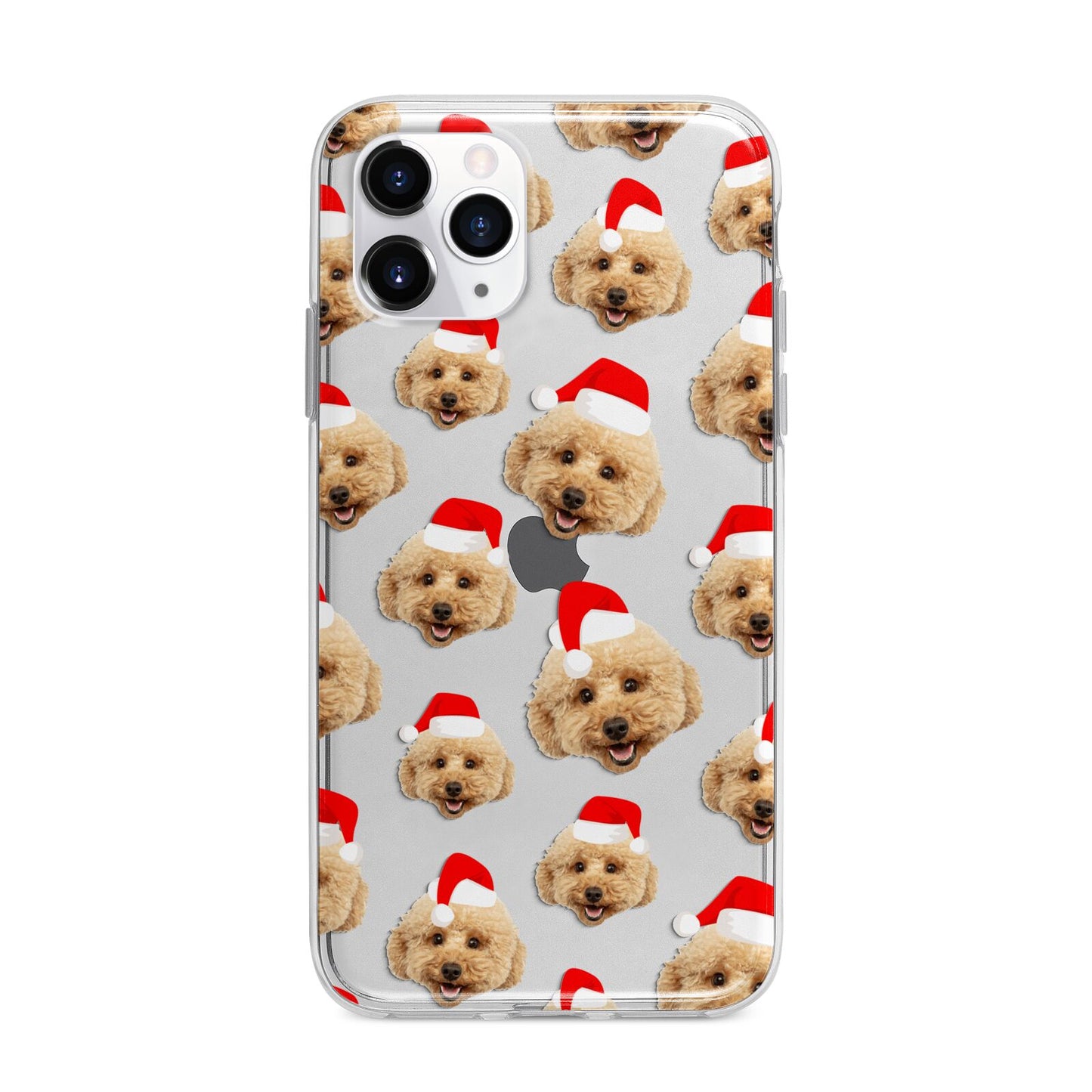 Christmas Dog Apple iPhone 11 Pro in Silver with Bumper Case