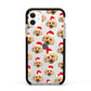 Christmas Dog Apple iPhone 11 in White with Black Impact Case