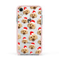 Christmas Dog Apple iPhone XR Impact Case Pink Edge on Silver Phone
