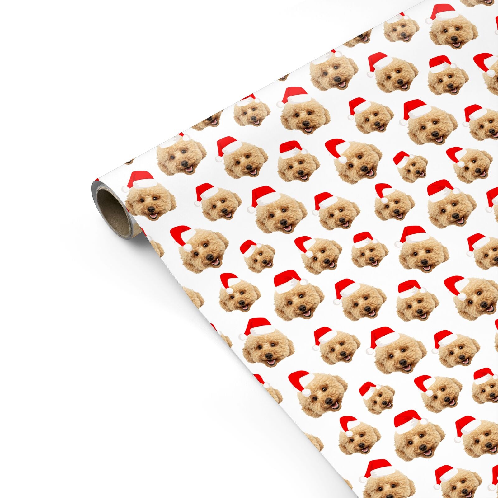 Christmas Dog Personalised Gift Wrap