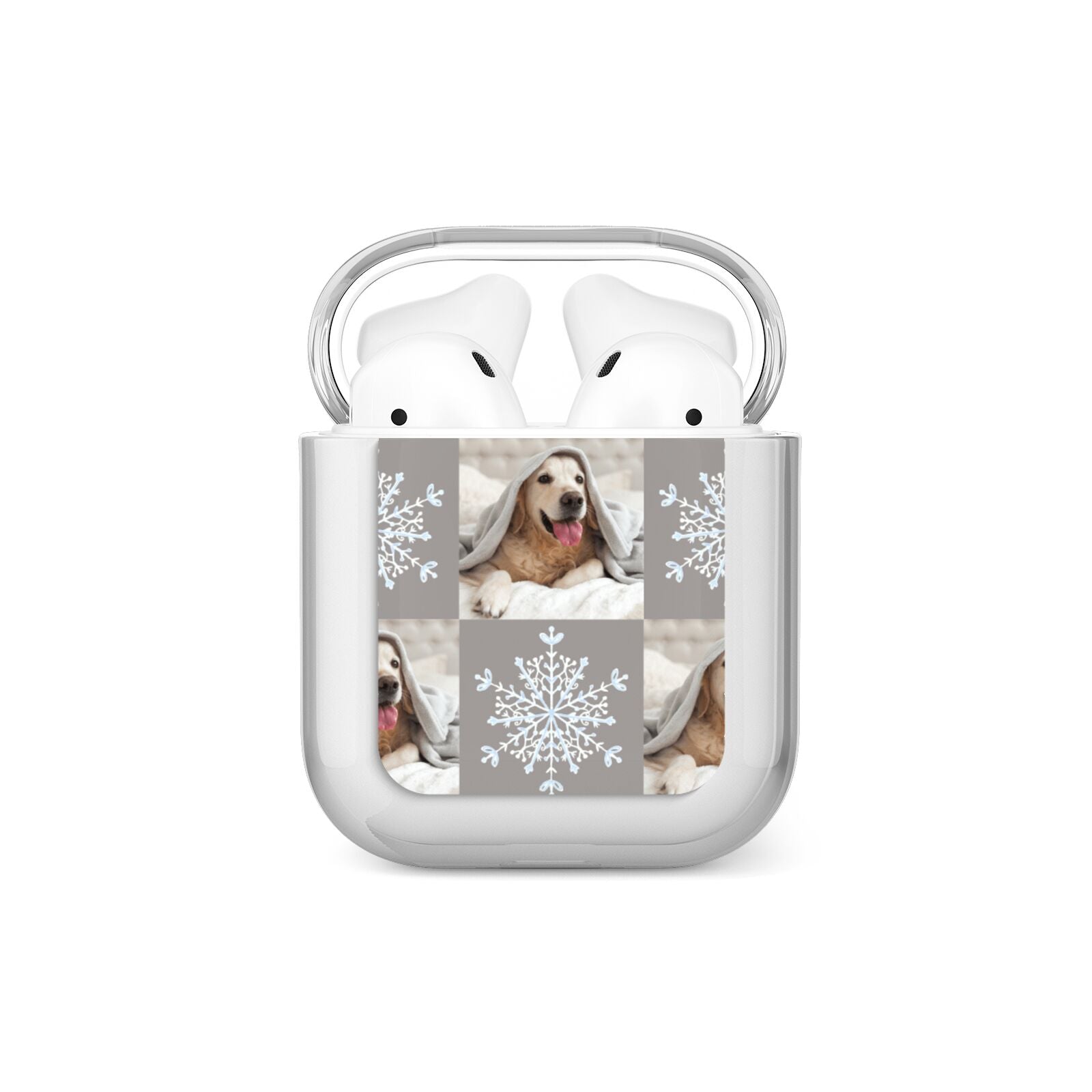 Christmas Dog Photo AirPods Case