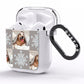 Christmas Dog Photo AirPods Clear Case Side Image