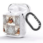 Christmas Dog Photo AirPods Glitter Case Side Image
